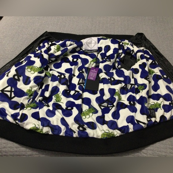 CREATE 2MRW MEN'S BOMBER JACKET CS9627 Blk/Wht - Picture 5 of 9